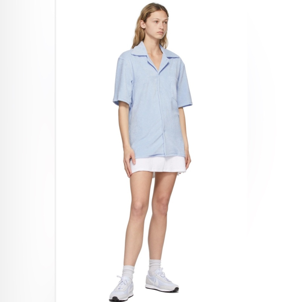Gil Rodriguez Blue Terry Tommy Bowling Shirt